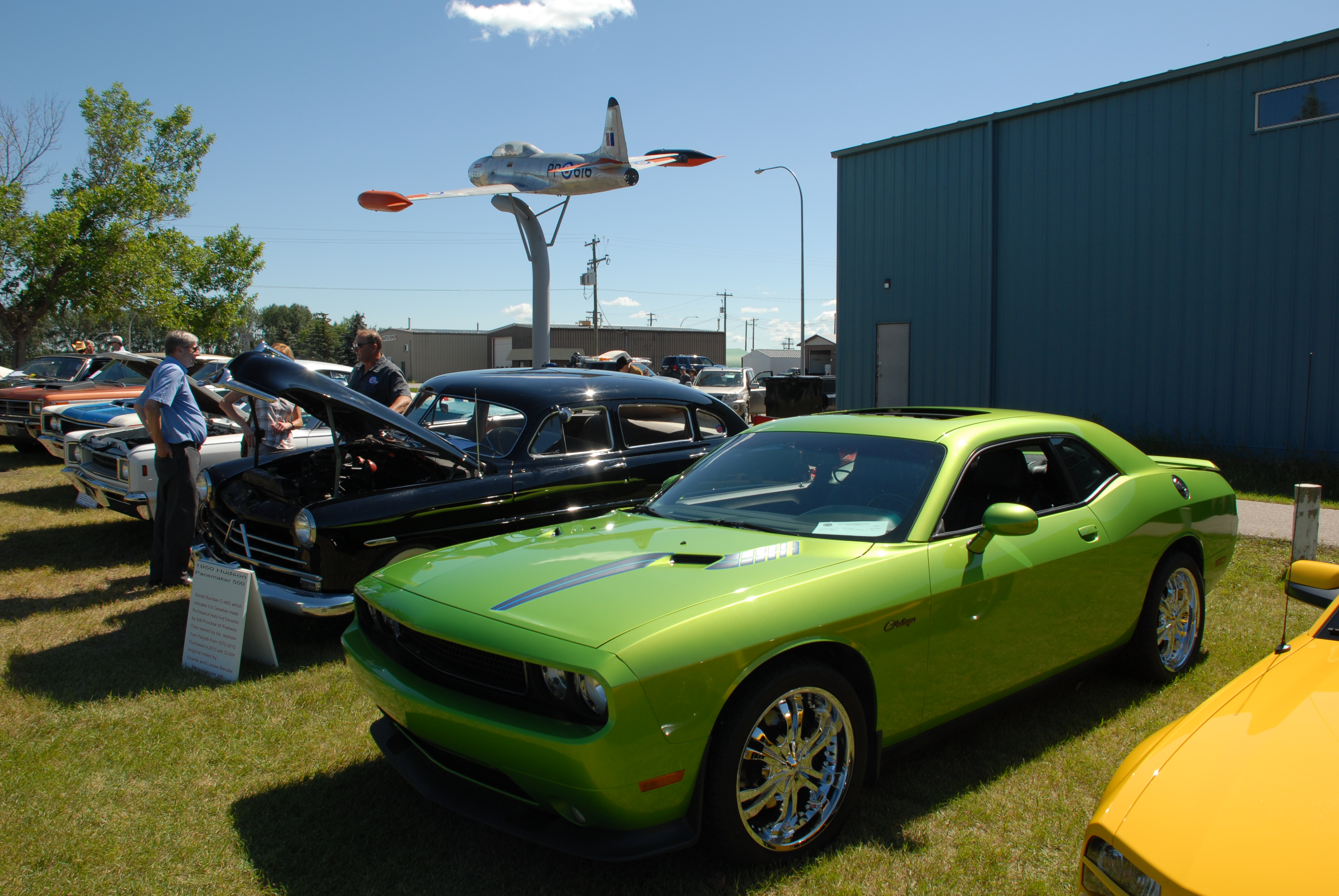 The July 18 ‘Field of Dreams’ event drew visitors and cars of all ages.
